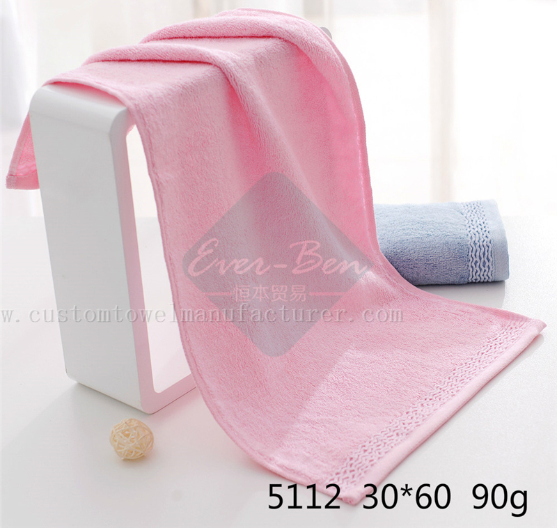 China Bulk Wholesale personalised towels Exporter|Custom Size Pink Bamboo Sweat Towels Manufacturer for Brazil Argentina Chile Africa Mexico Peru